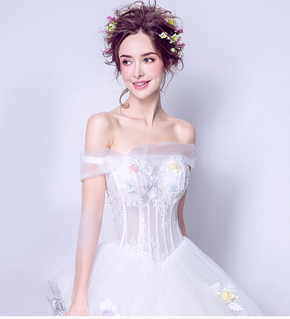 Light champone beading sexy women princess bridesmaid banquet party wedding bridal dress gown