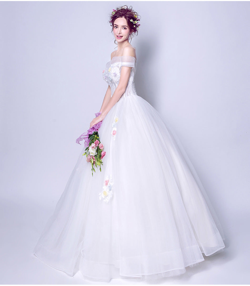 Light champone beading sexy women princess bridesmaid banquet party wedding bridal dress gown