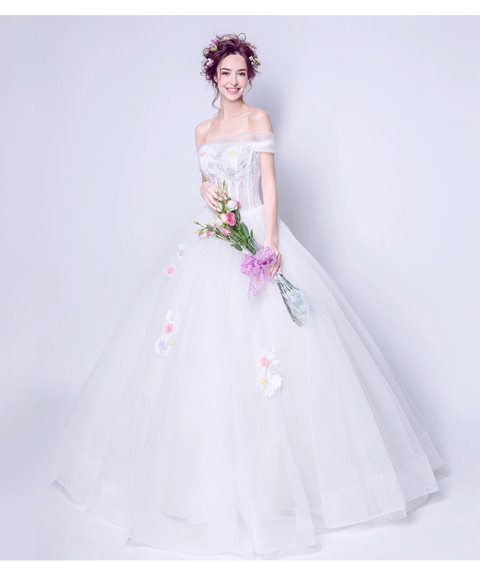 Light champone beading sexy women princess bridesmaid banquet party wedding bridal dress gown