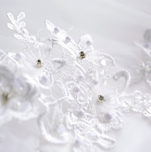 White beading boat neck luxury sexy women princess bridesmaid banquet party wedding bridal dress gown