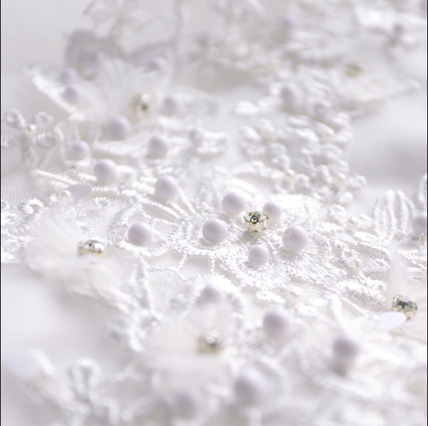 White beading boat neck luxury sexy women princess bridesmaid banquet party wedding bridal dress gown