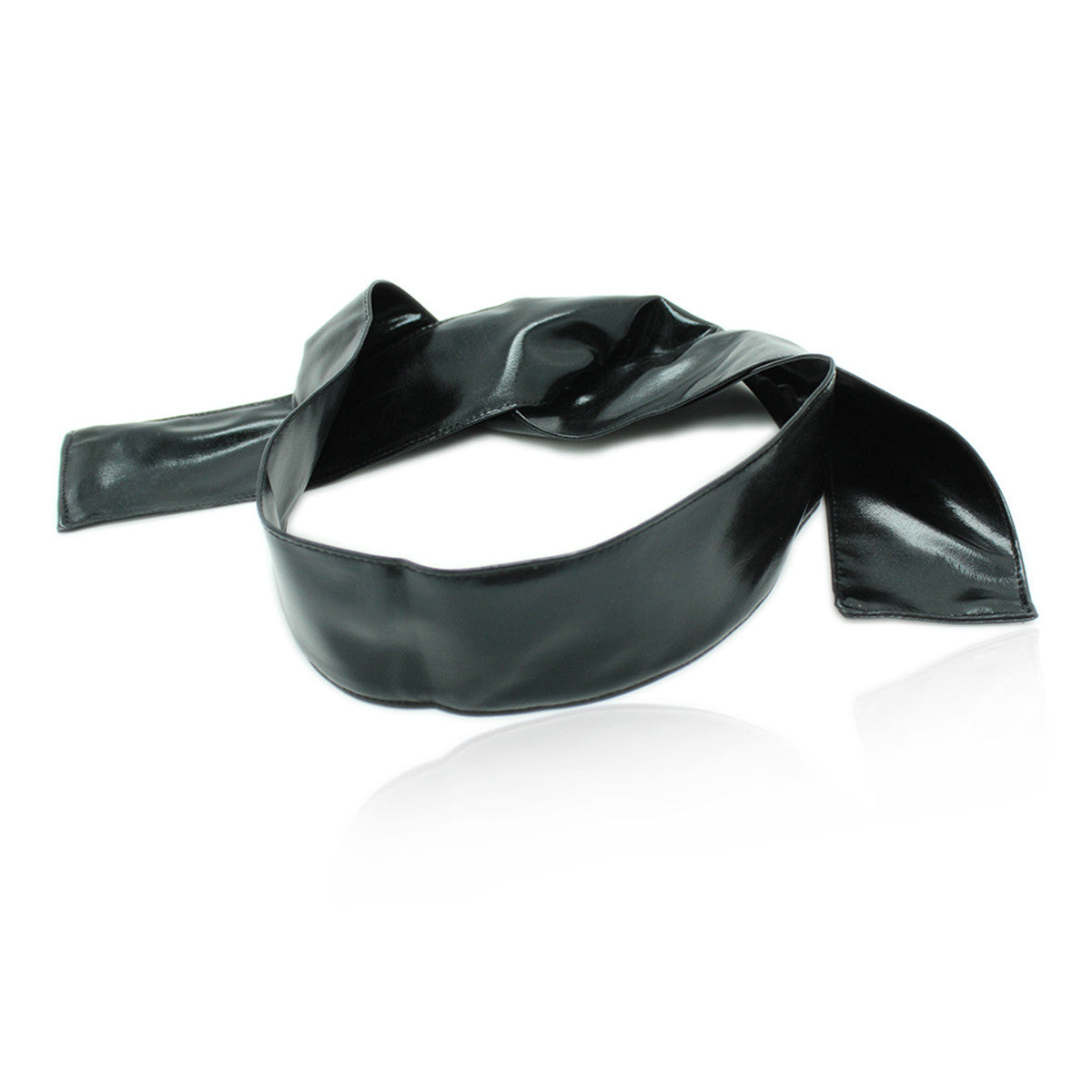 Black Leather Eye Mask Blindfold For Sexy Lady - Sins & Temptations
