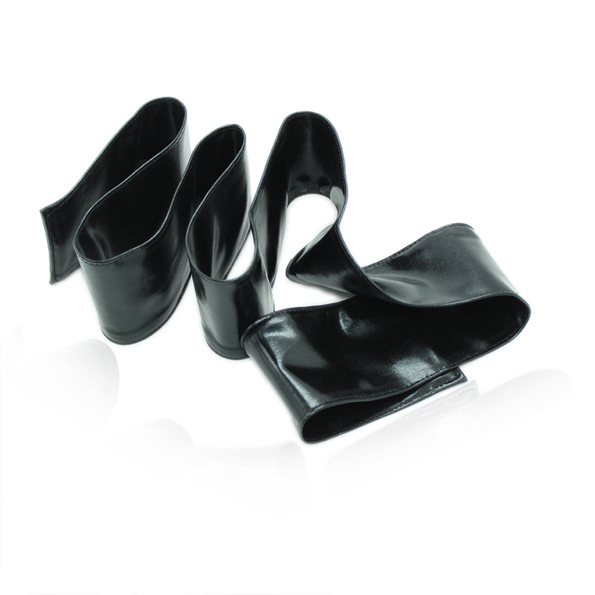 Black Leather Eye Mask Blindfold For Sexy Lady - Sins & Temptations