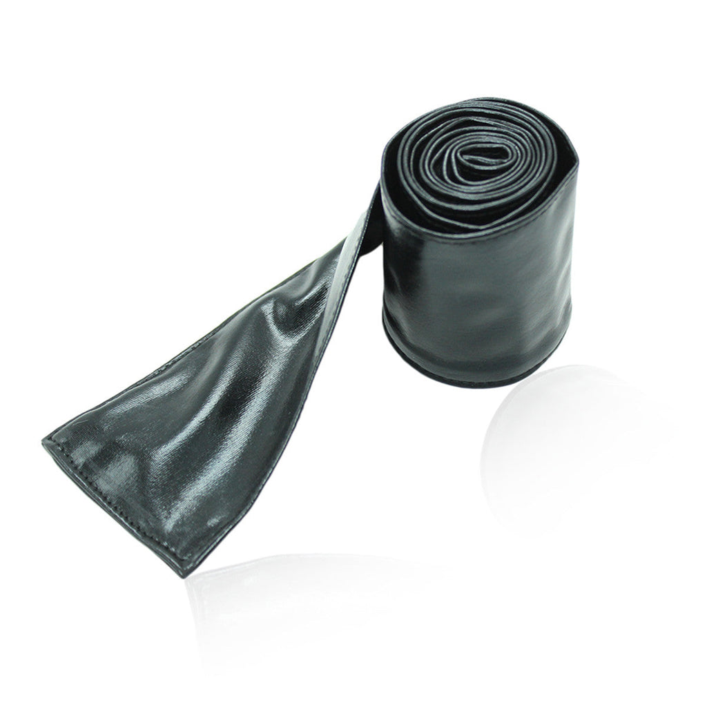 Black Leather Eye Mask Blindfold For Sexy Lady - Sins & Temptations