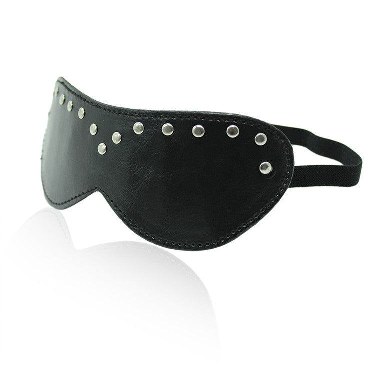 Pu Leather Black Couples Revit Mask Bondage Belt - Sins & Temptations