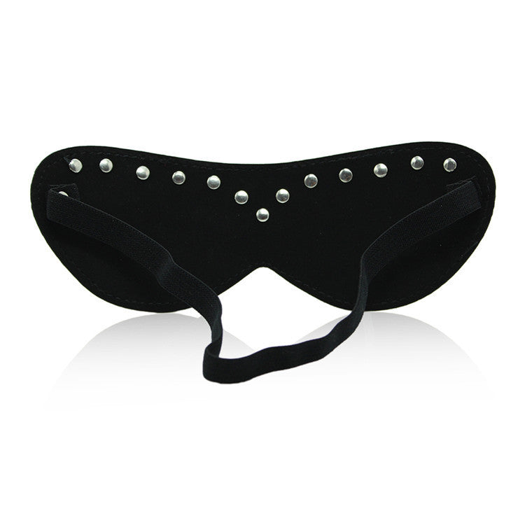 Pu Leather Black Couples Revit Mask Bondage Belt - Sins & Temptations
