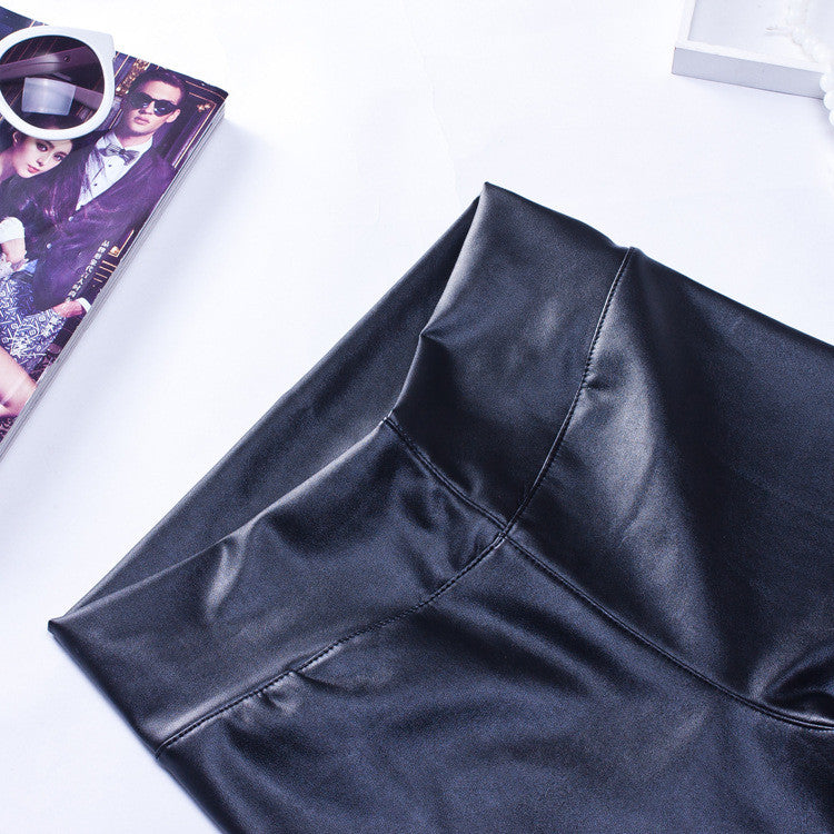 High Waist PU Leather Pants Leggings Faux Leather Pencil Pants - Sins & Temptations