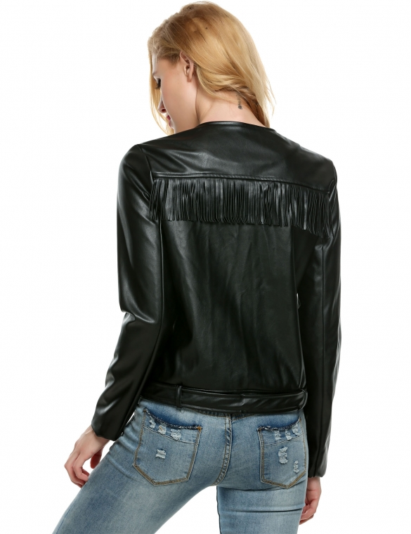 Rich Look Designer Faux Leather Jacket - Sins & Temptations - 11
