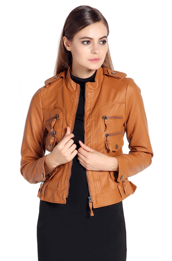 Faux Leather Jacket - Sins & Temptations - 1