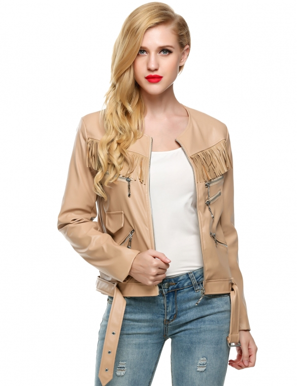 Rich Look Designer Faux Leather Jacket - Sins & Temptations - 1